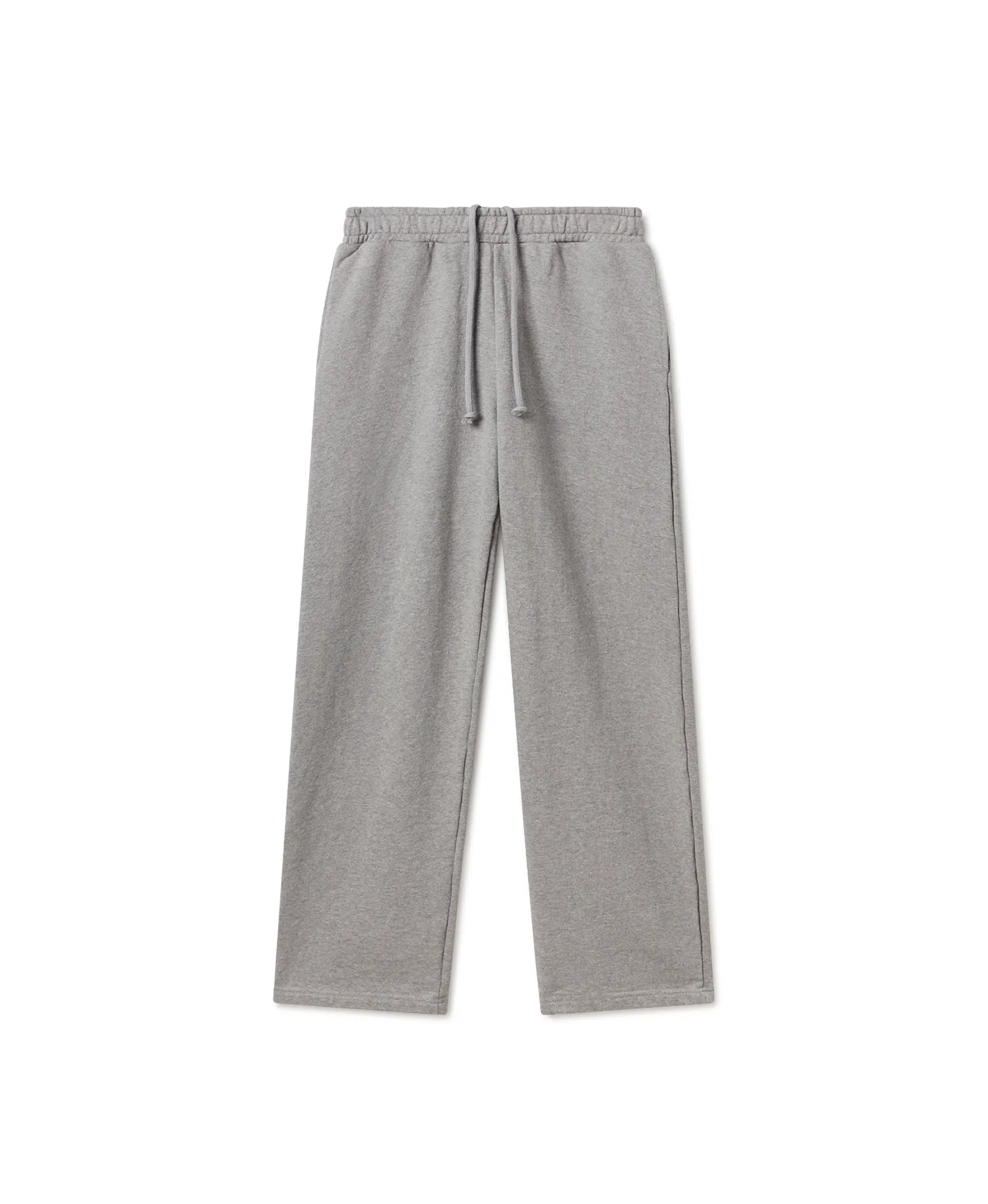 600 GSM 'Ash Gray' Straight-leg Pants