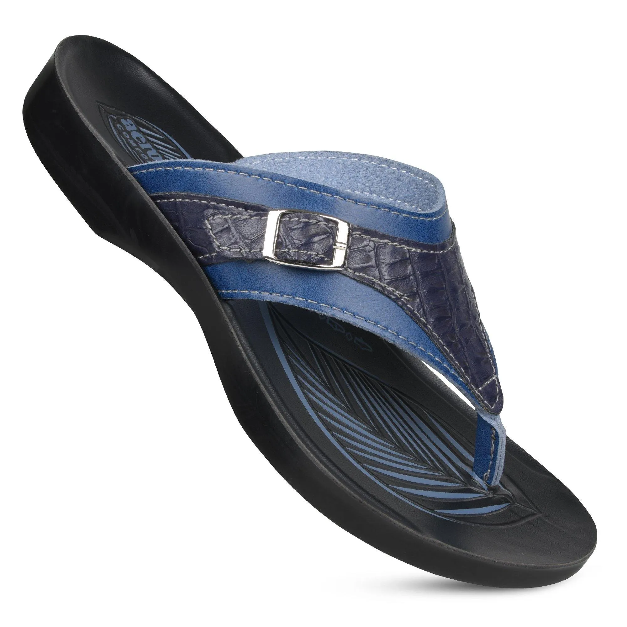 Aerosoft - Elmush S6103 Vacation Essentials Summer Comfortable Toe Thong Flip Flops For Women