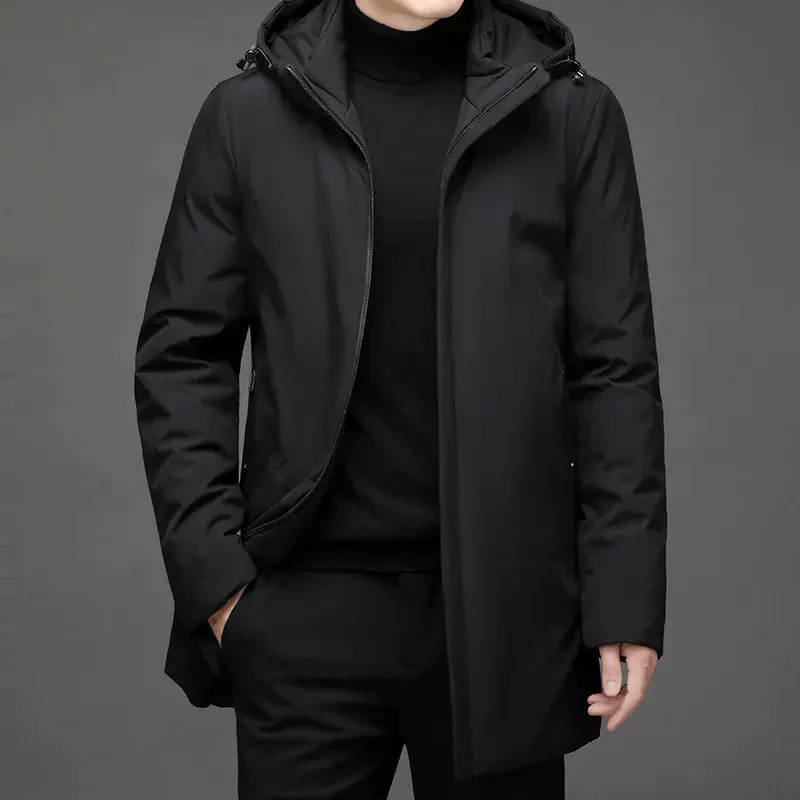 Aiden Reed Hooded Overcoat