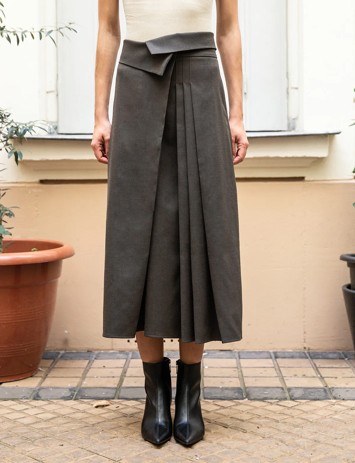 Anais Pleated Skirt