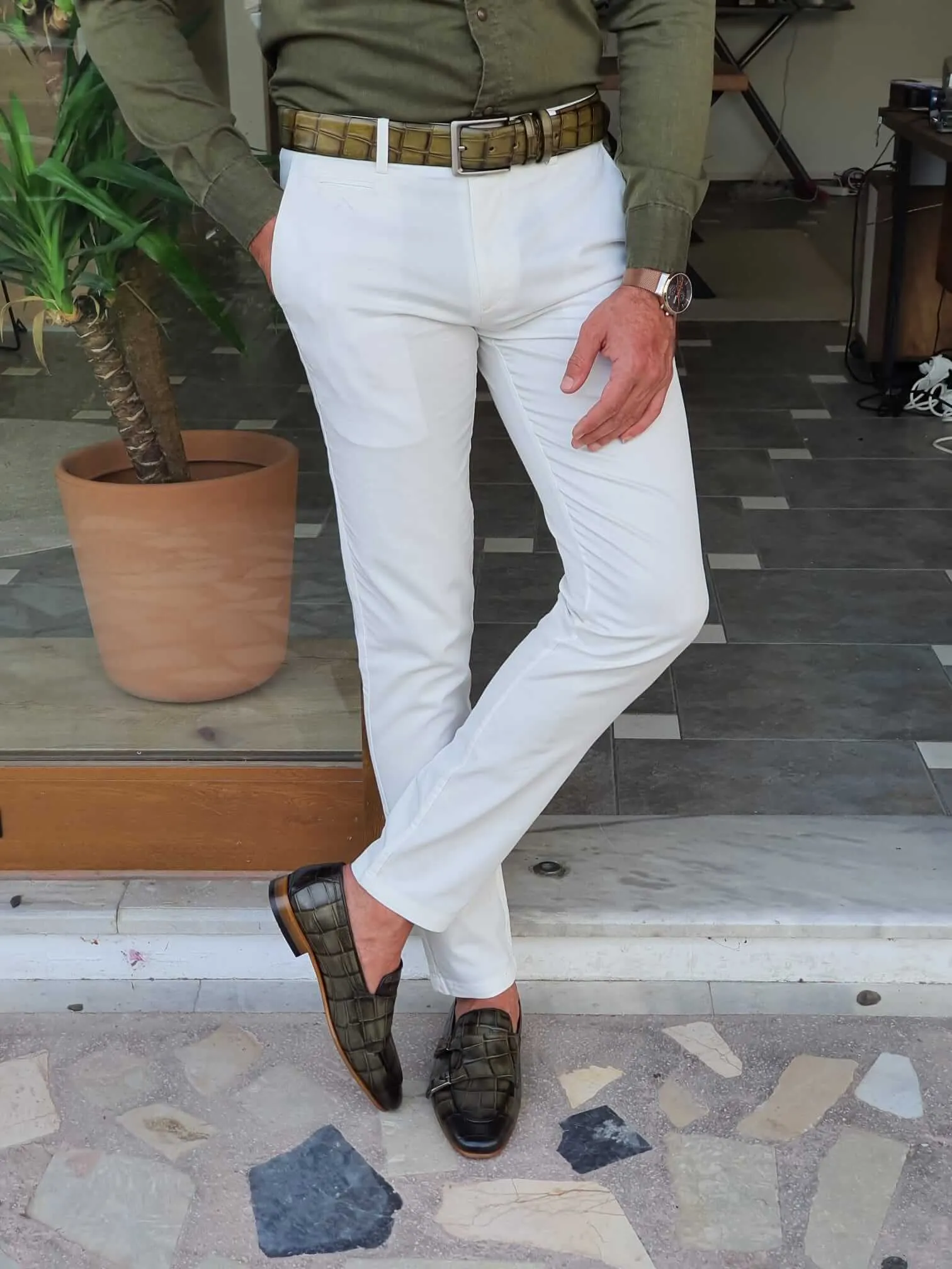 Aslan White Pants