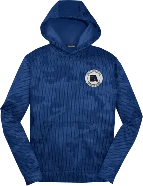 Aspen Aviators Youth Sport-Wick CamoHex Fleece Hooded Pullover