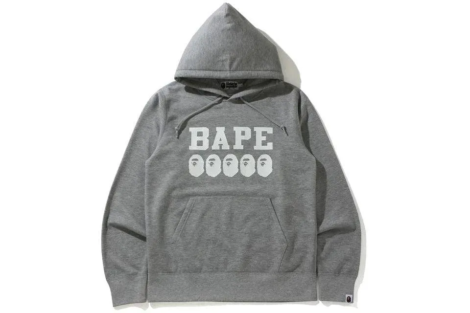 Bape Go Skate Summer Pullover Hoodie Grey