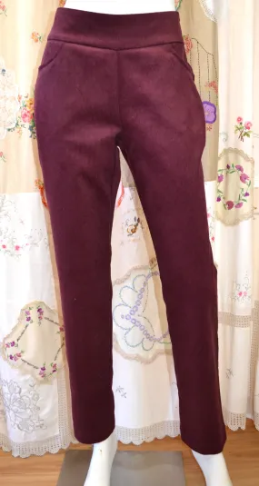 Berserk Burgundy Corduroy  Cigarette Pant