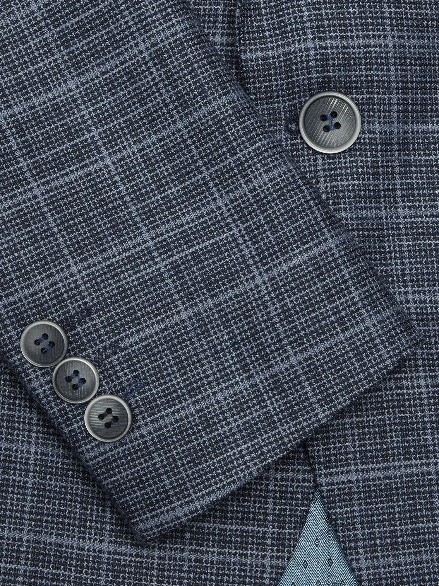 Blue/Navy Check Tivoli Jacket (Mix & Match) - 1880 Club