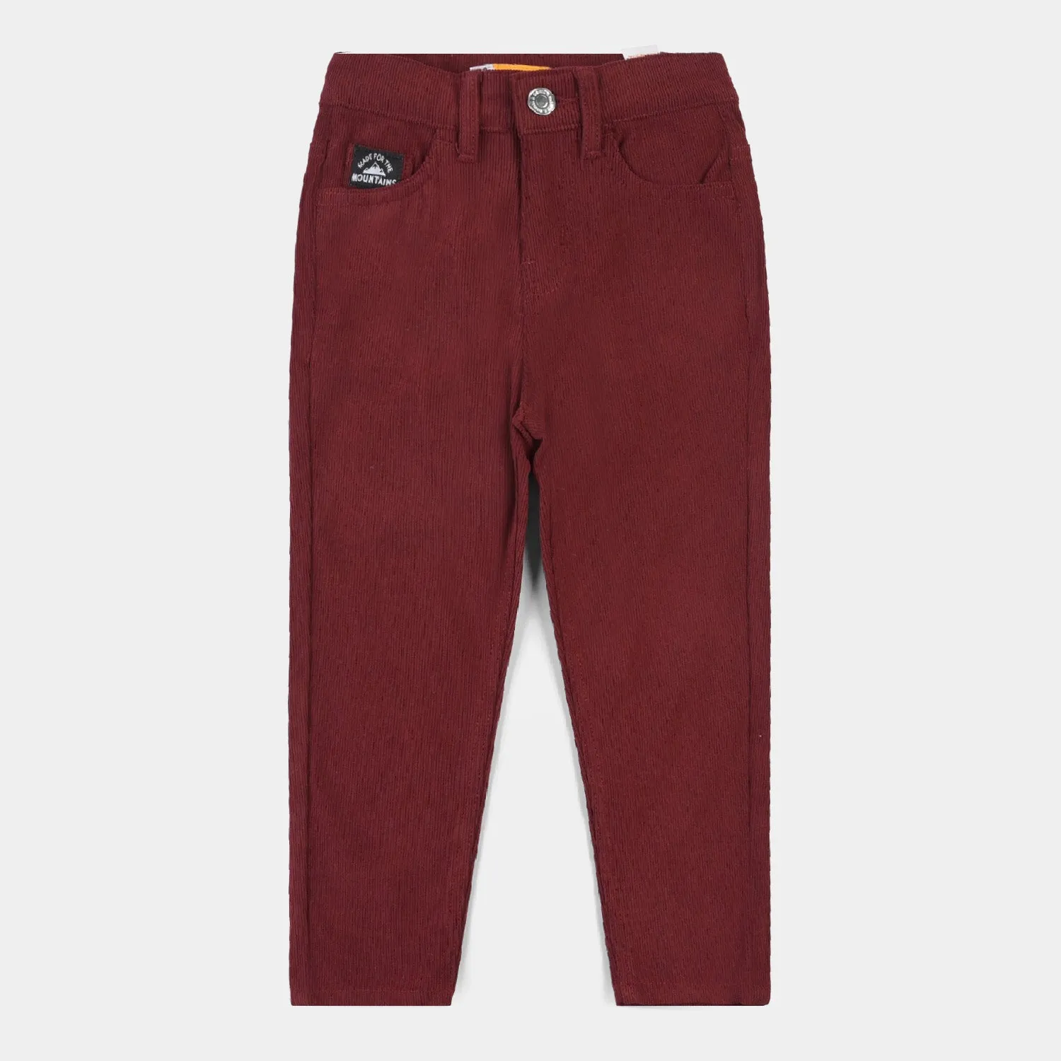 Boys Corduroy Pant Mountains-Burgundy