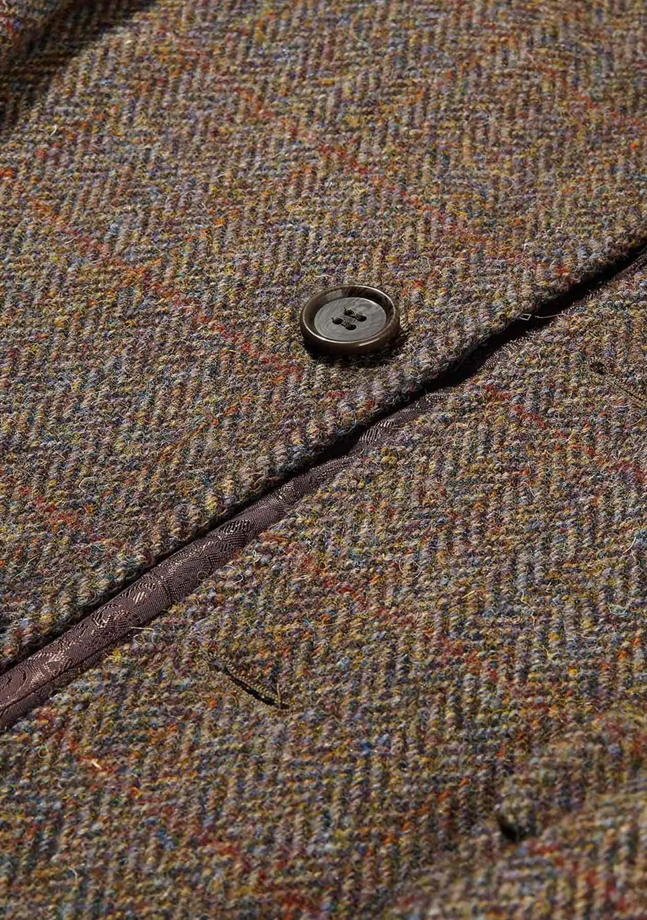 Bucktrout Brown Check Chelsea Coat