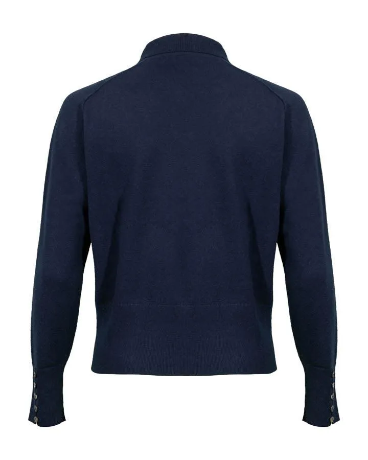 Cashmere Point Collar Pullover