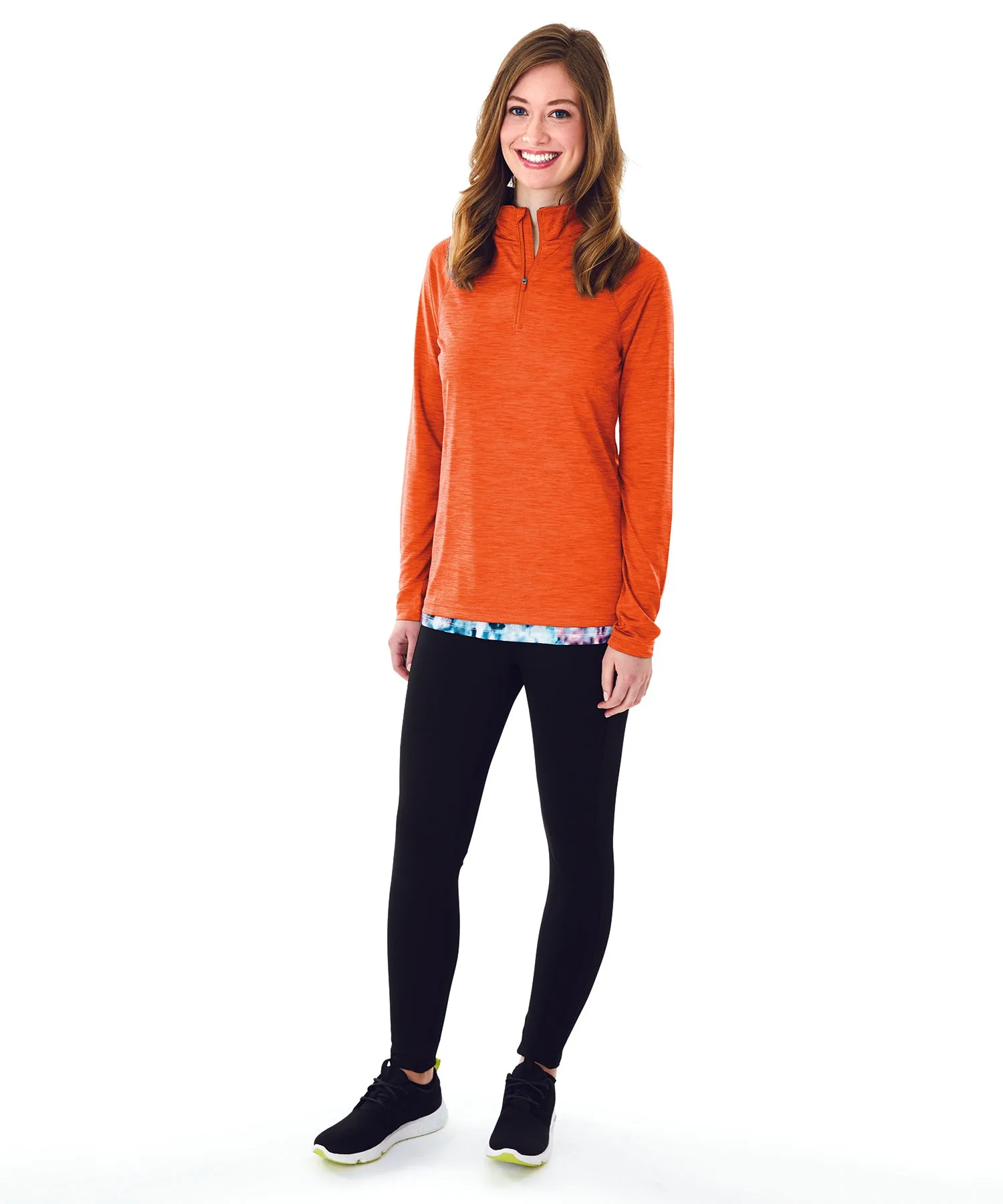 Charles River Women's Space Dye Performance Pullover