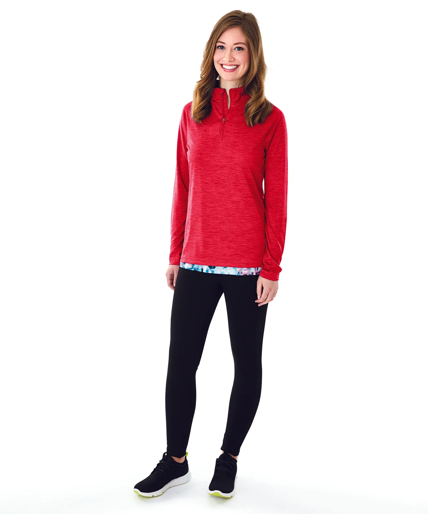 Charles River Women's Space Dye Performance Pullover