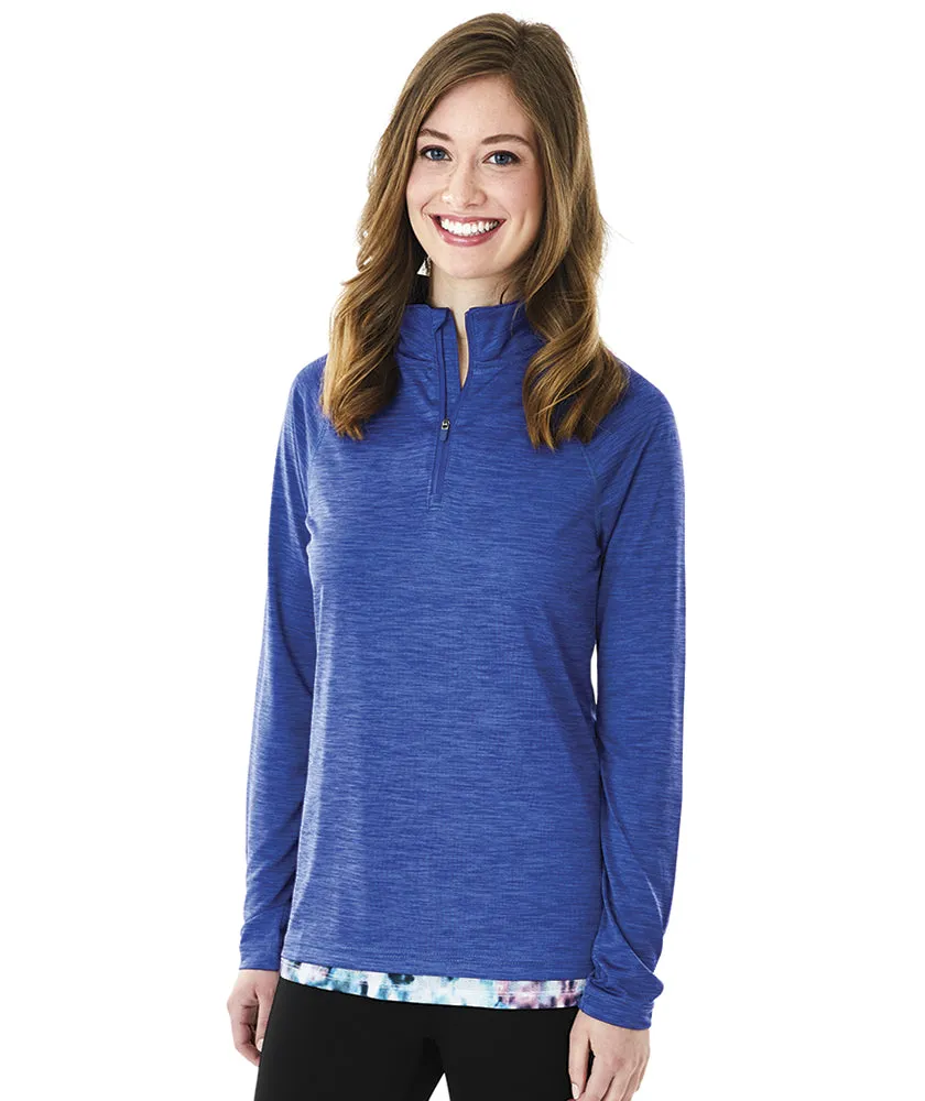 Charles River Women's Space Dye Performance Pullover