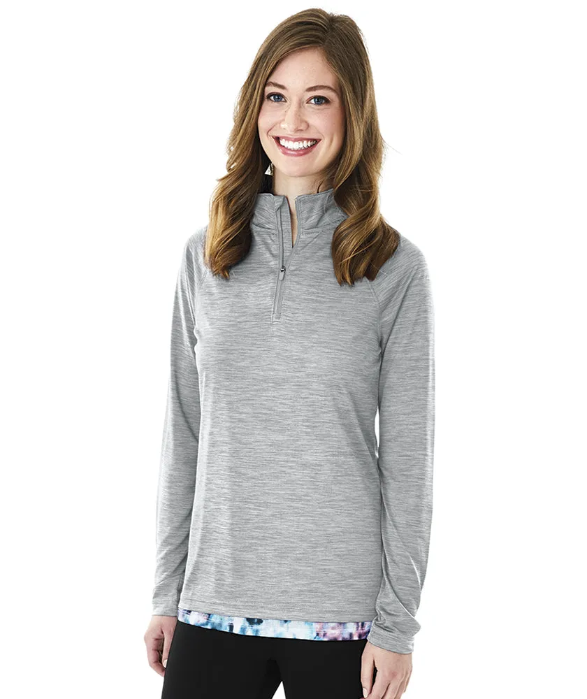 Charles River Women's Space Dye Performance Pullover