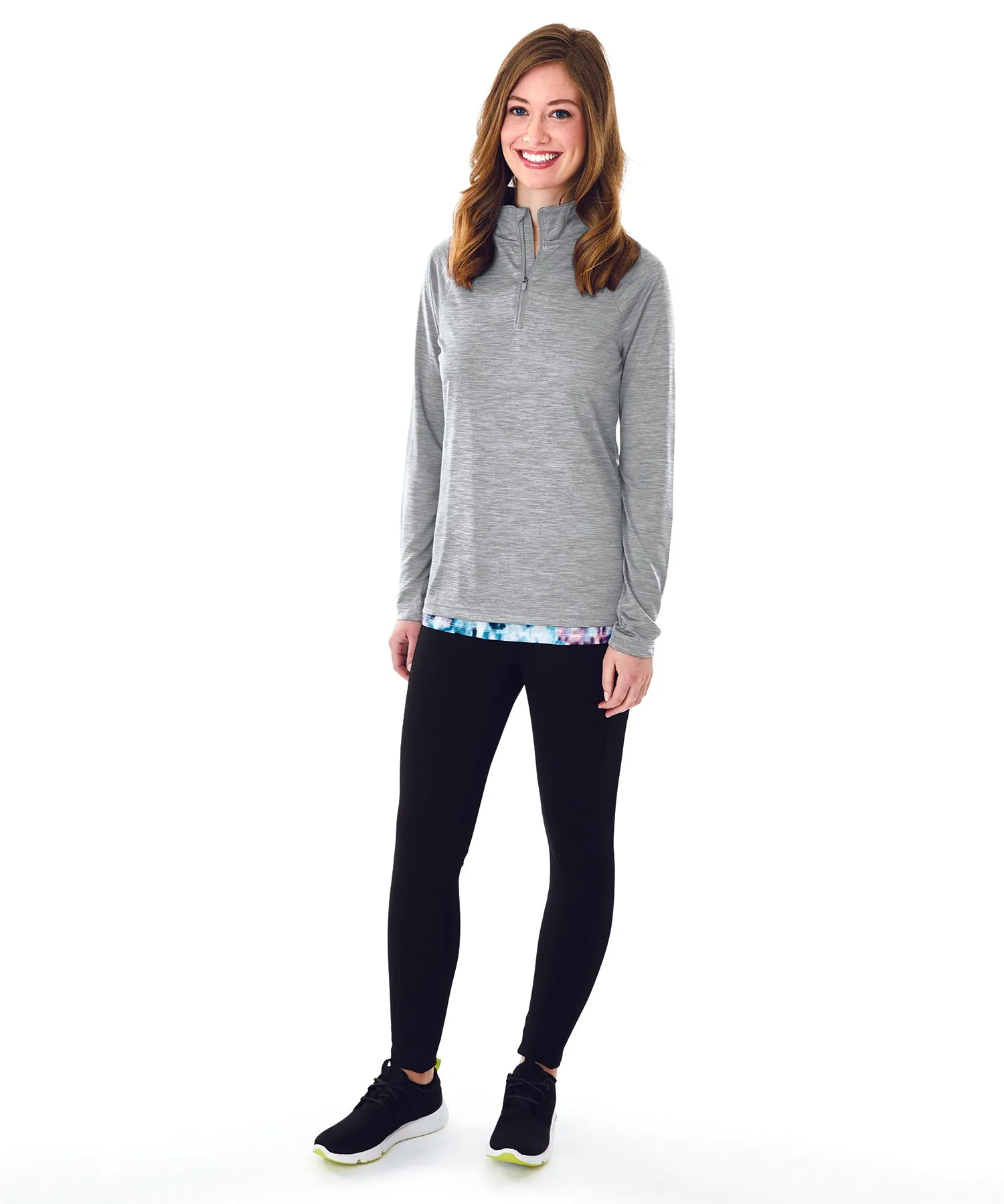 Charles River Women's Space Dye Performance Pullover