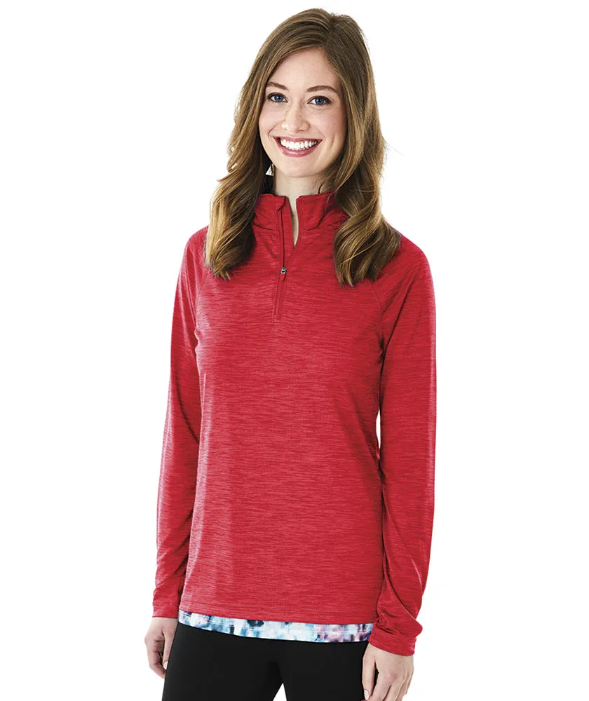 Charles River Women's Space Dye Performance Pullover