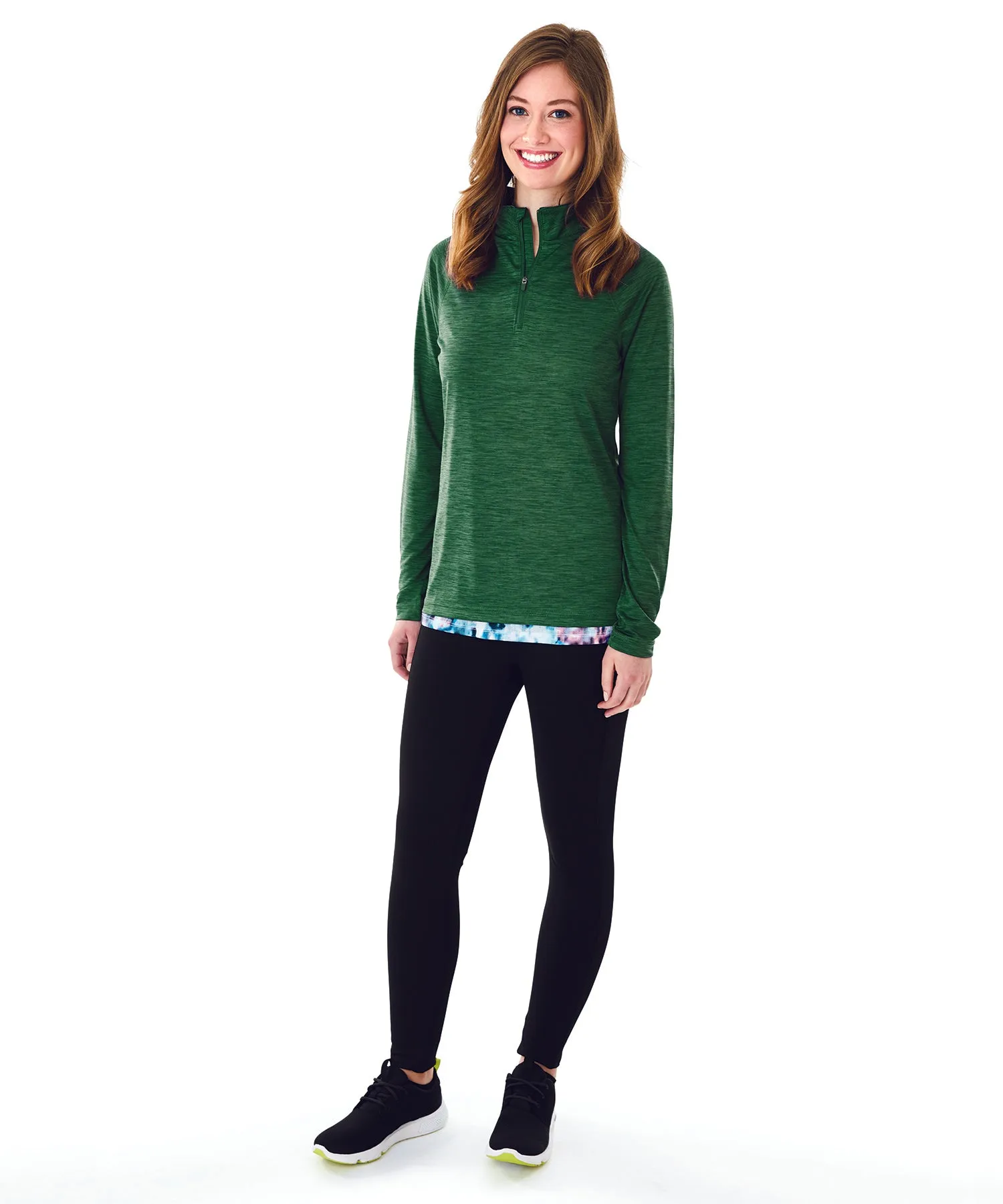 Charles River Women's Space Dye Performance Pullover