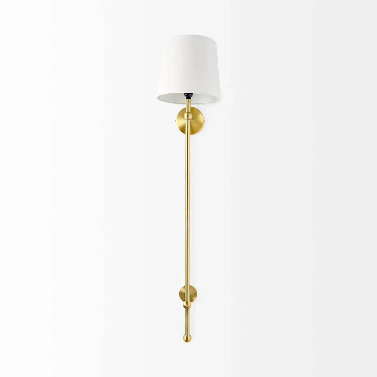 Chester Wall Sconce Gold Metal | Cream Shade