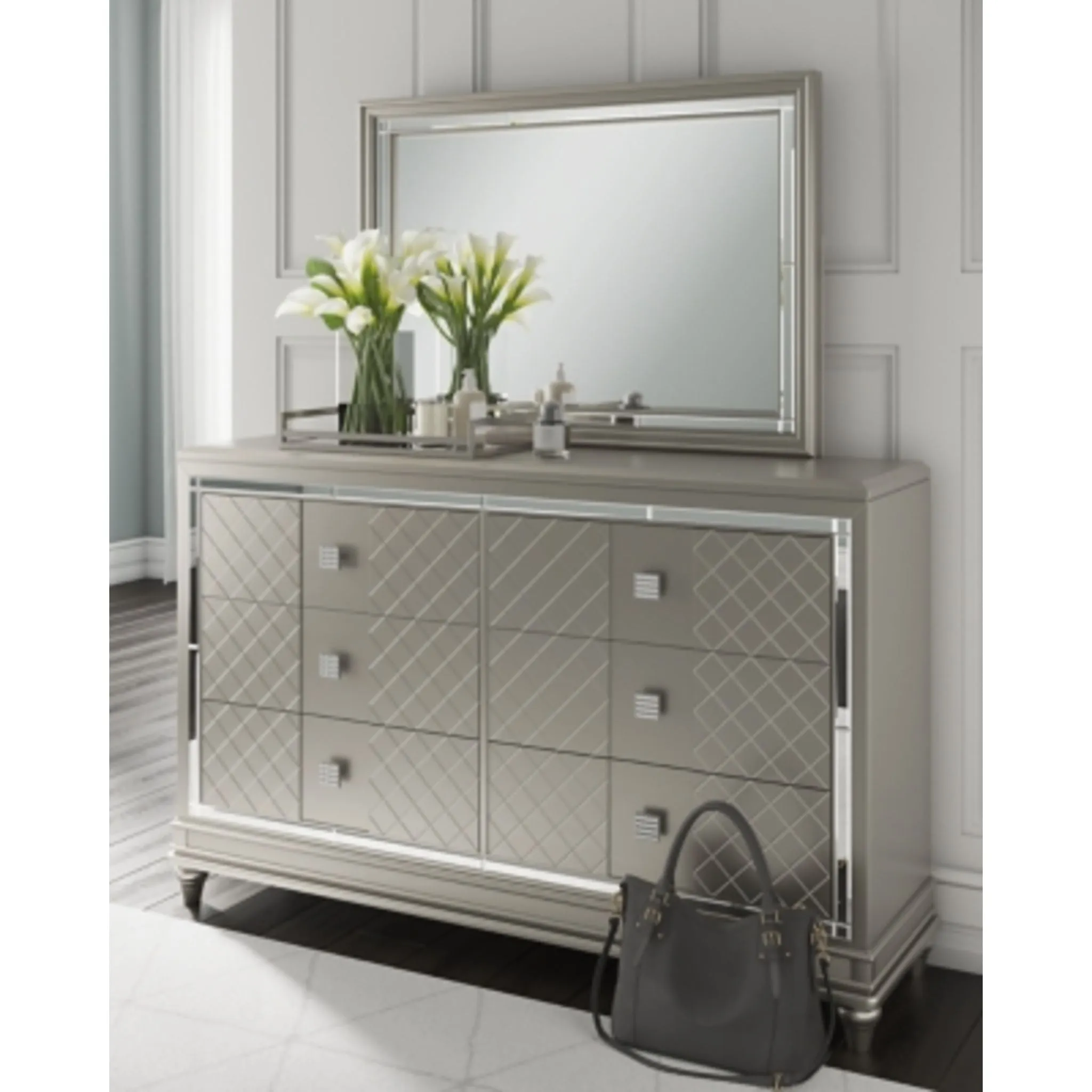 Chevanna Dresser and Mirror