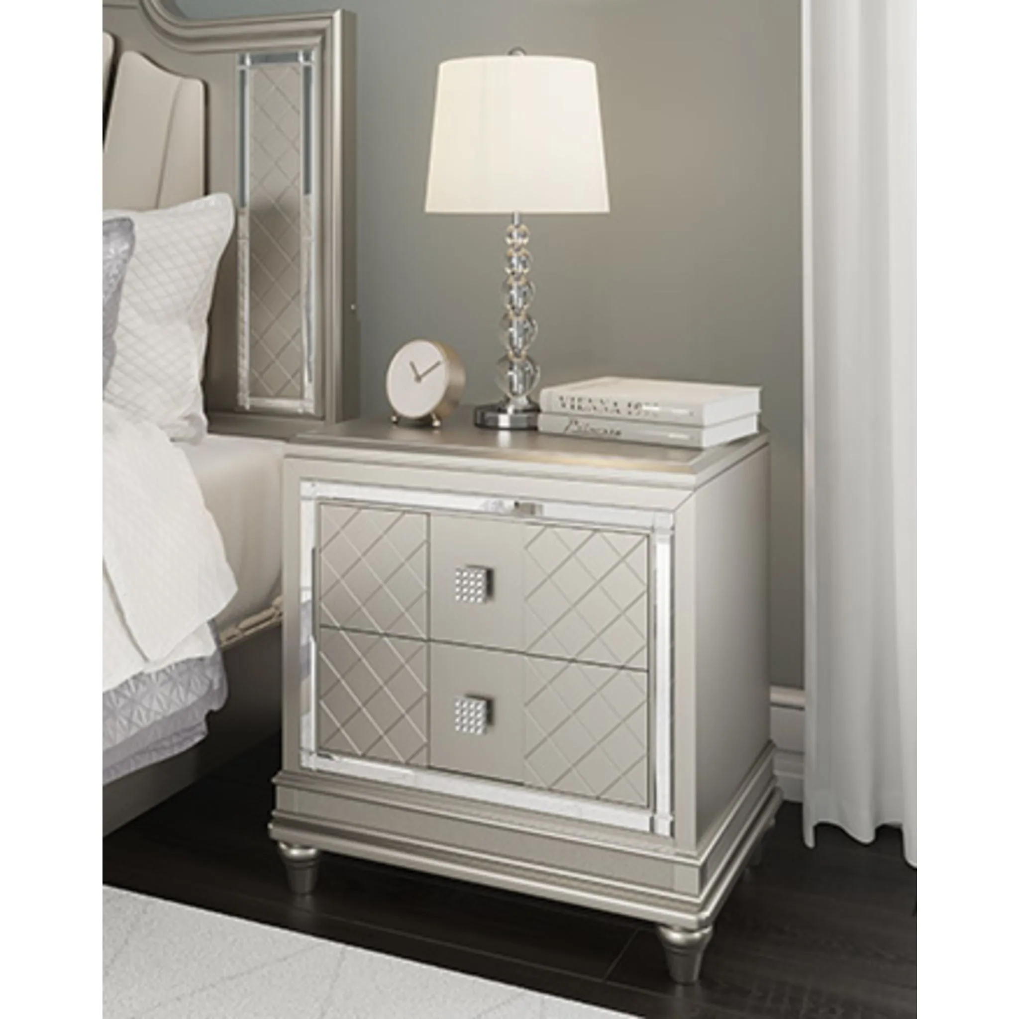 Chevanna Two Drawer Nightstand