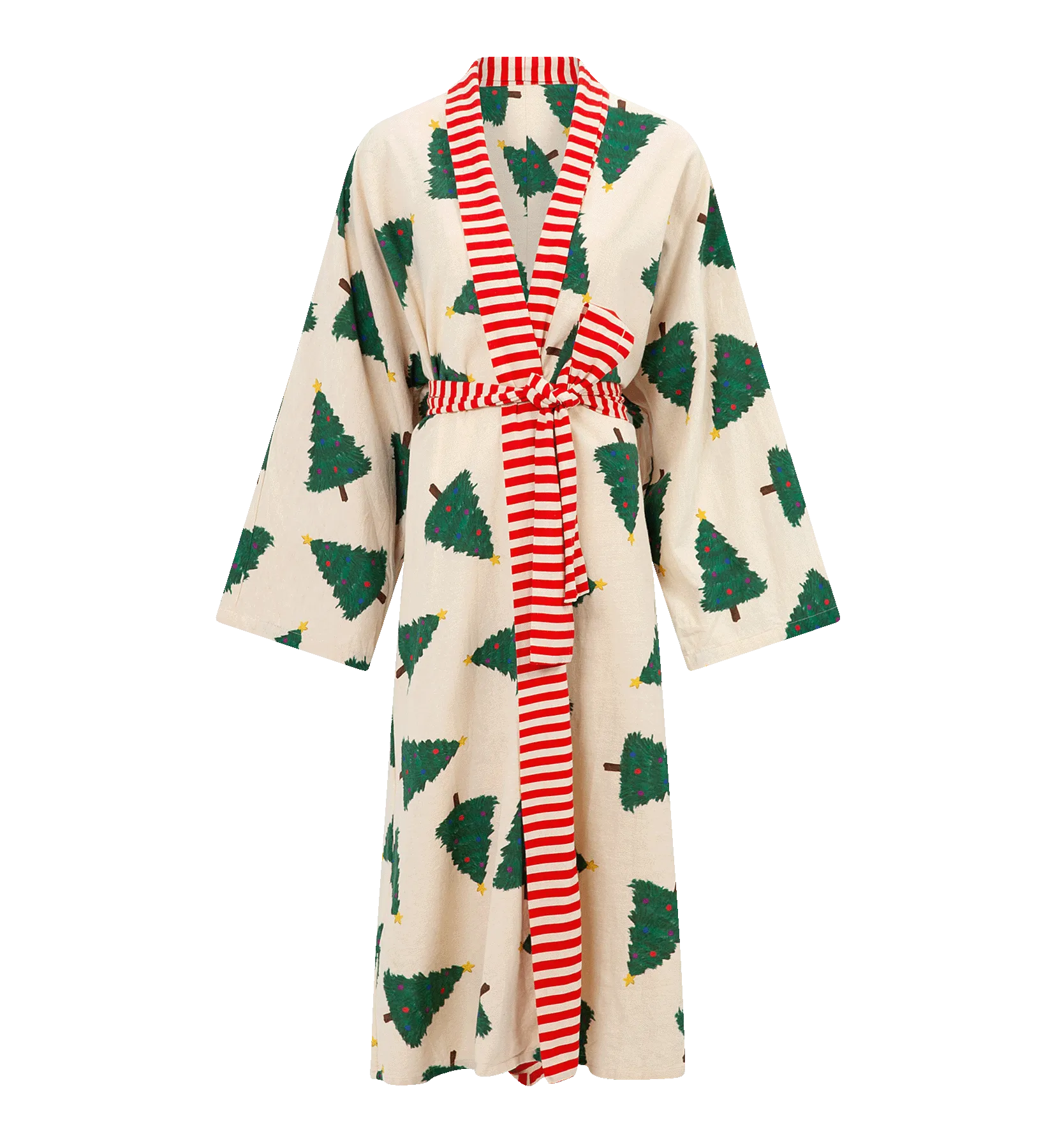 Christmas Forest Long Kimono