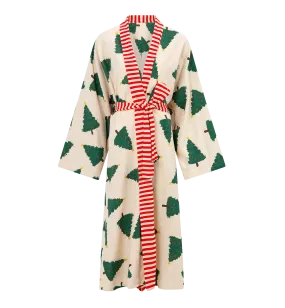 Christmas Forest Long Kimono