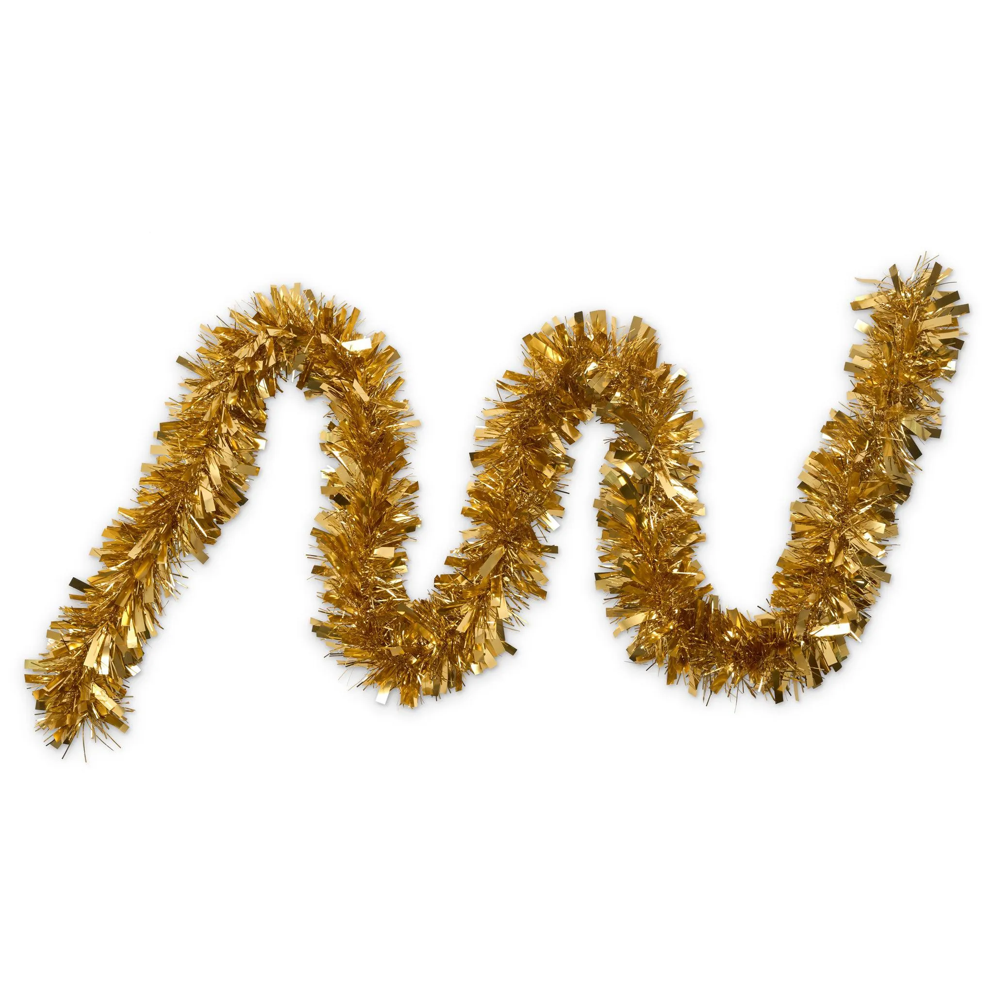 Christmas Tinsel Thick Gold - 2M (Single or Pack of 5)