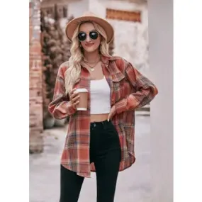 Clay Plaid Flannel