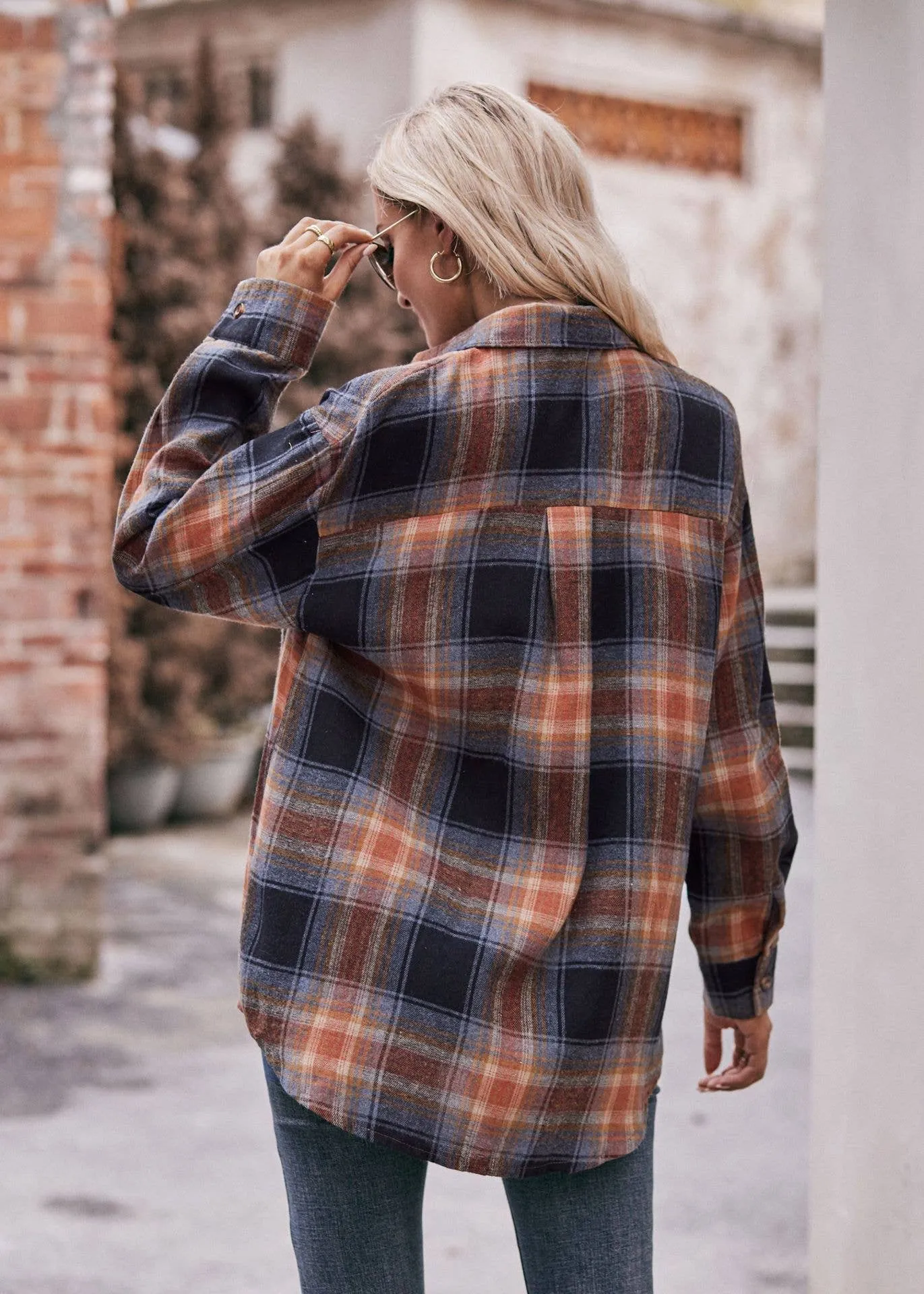 Coffee Plaid Flannel