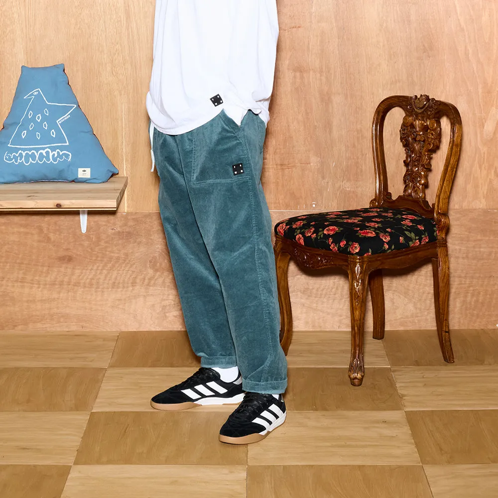 COMING SOON!  CITY WORK 'CORDUROY' PANTS -VIRIDIAN BLUE-