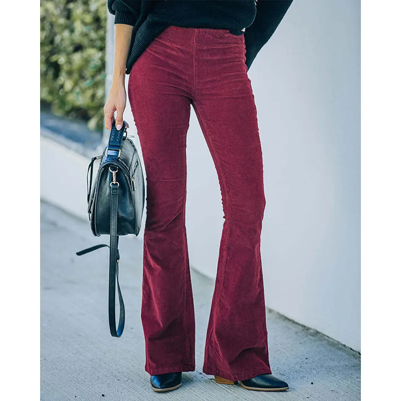 Corduroy Flare Lounge Pants