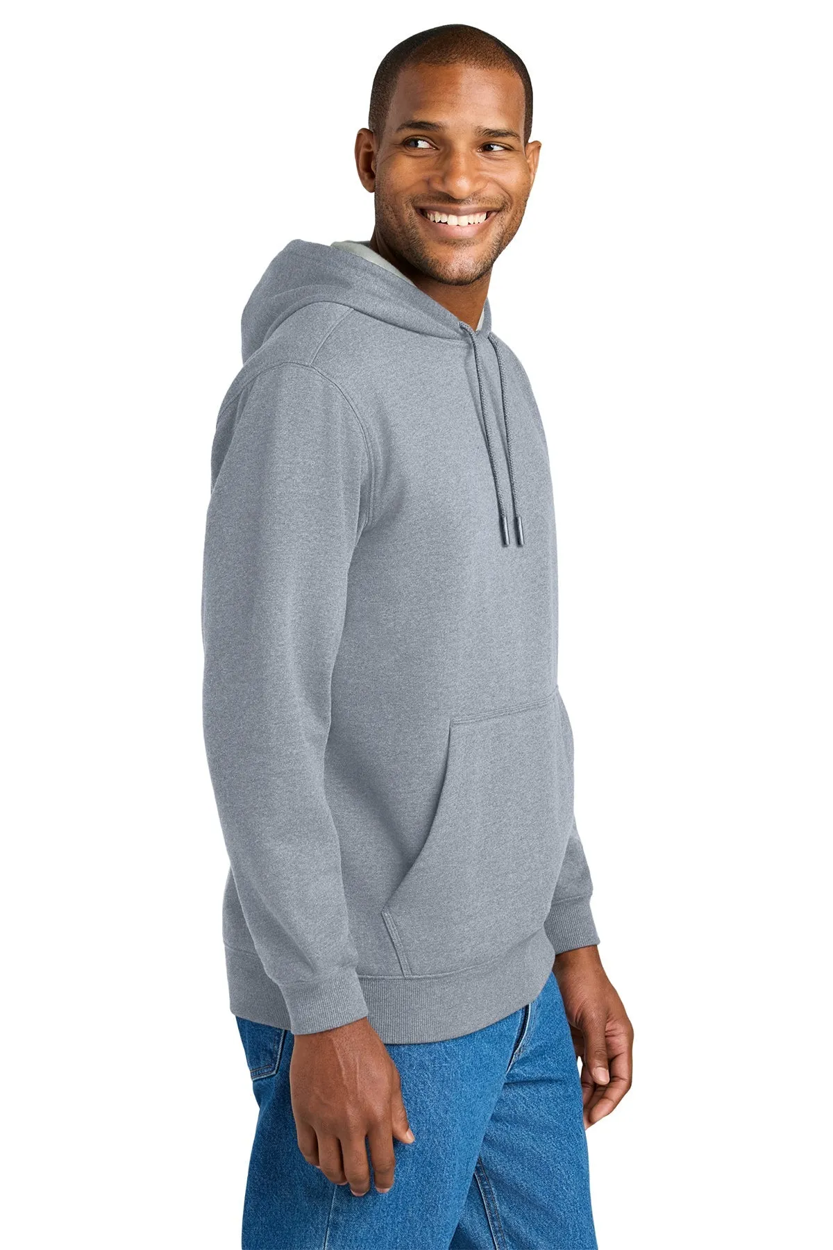 CornerStone Tough Fleece Custom Pullover Hoodies, Heather Grey