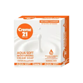 CREME 21 AQUA SOFT MOISTURISING CREAM SOAP 125G