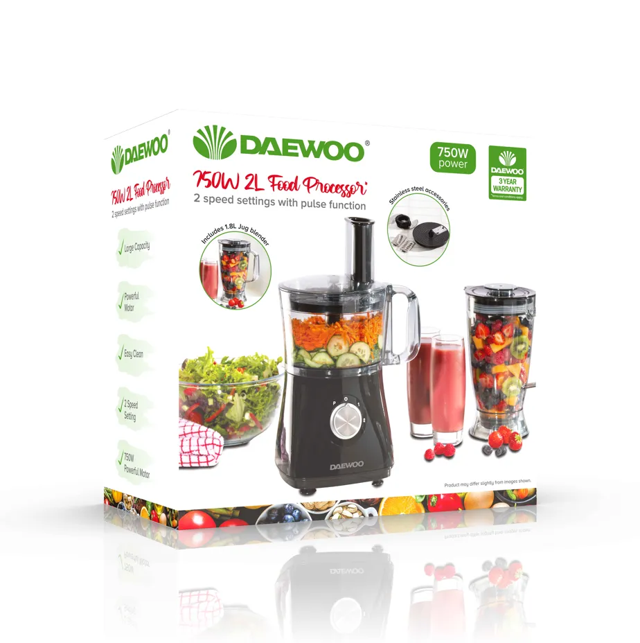 Daewoo 750W Food Processor