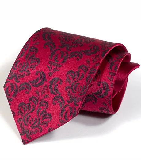 Damask Print Necktie