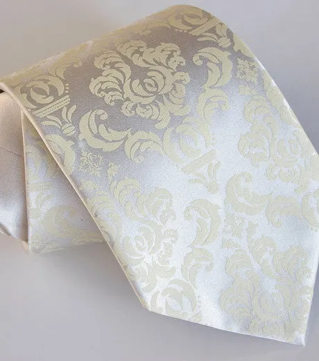 Damask Print Necktie