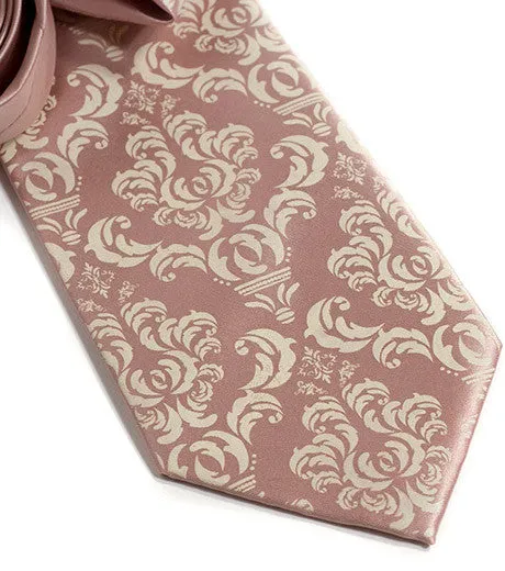 Damask Print Necktie