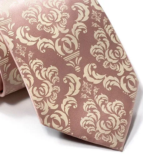 Damask Print Necktie