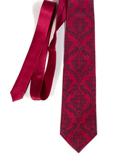 Damask Print Necktie