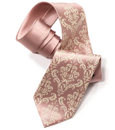 Damask Print Necktie