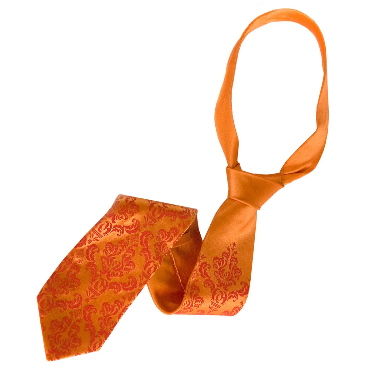 Damask Print Necktie