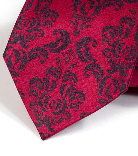 Damask Print Necktie