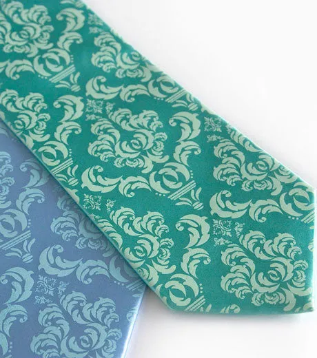 Damask Print Necktie