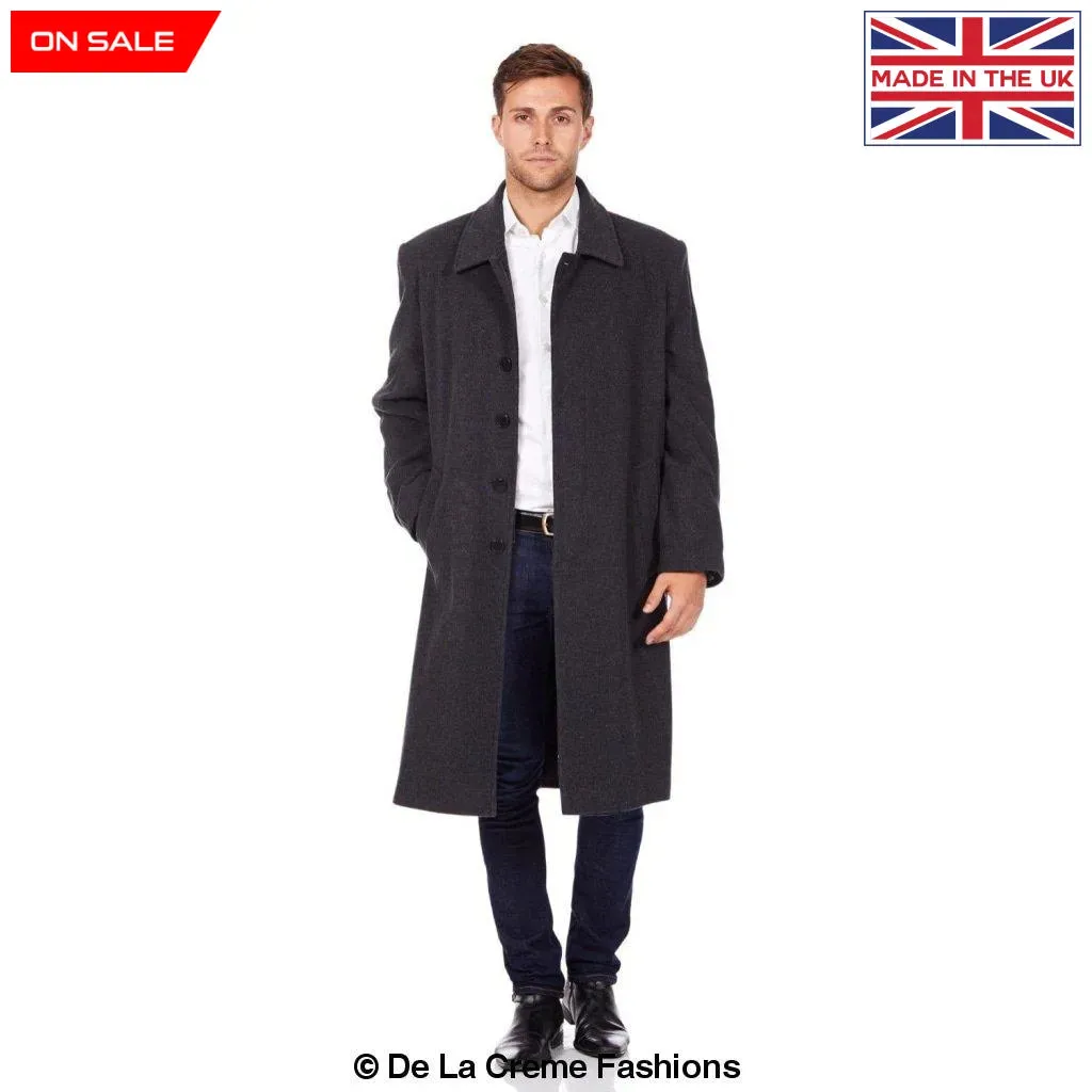 De La Creme MAN - Wool & Cashmere Long Formal Overcoat