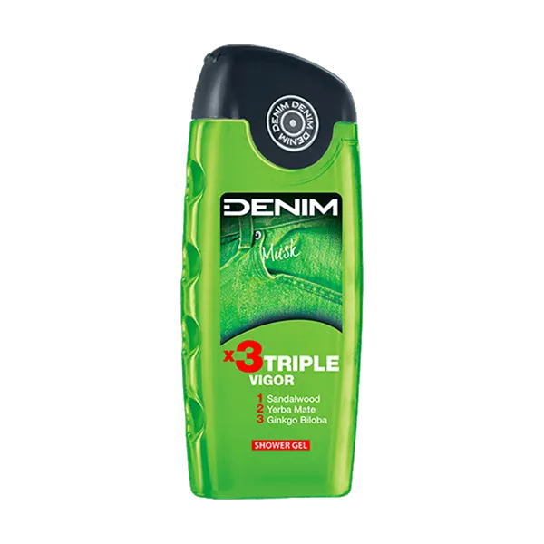 DENIM MUSK TRIPLE SHOWER GEL 250ML