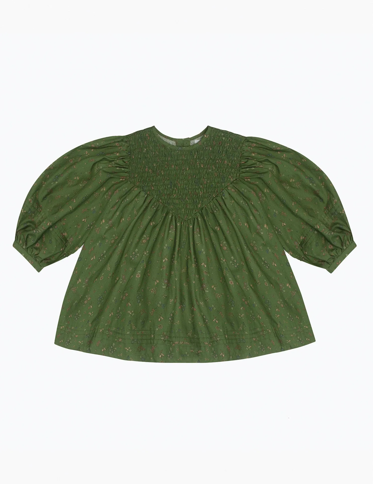 Draughts Dress in Pear Green Floral