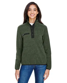 Dri Duck Denali Melange Mountain Fleece Pullover