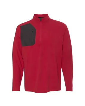 DRI DUCK Men's Interval DDX Quarter-Zip Nano Fleece Nylon Pullover