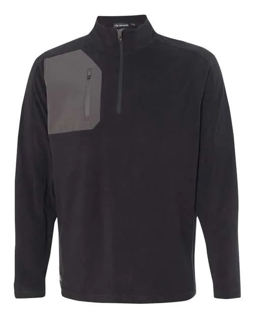 DRI DUCK Men's Interval DDX Quarter-Zip Nano Fleece Nylon Pullover