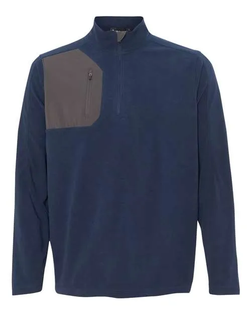 DRI DUCK Men's Interval DDX Quarter-Zip Nano Fleece Nylon Pullover