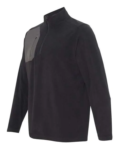 DRI DUCK Men's Interval DDX Quarter-Zip Nano Fleece Nylon Pullover