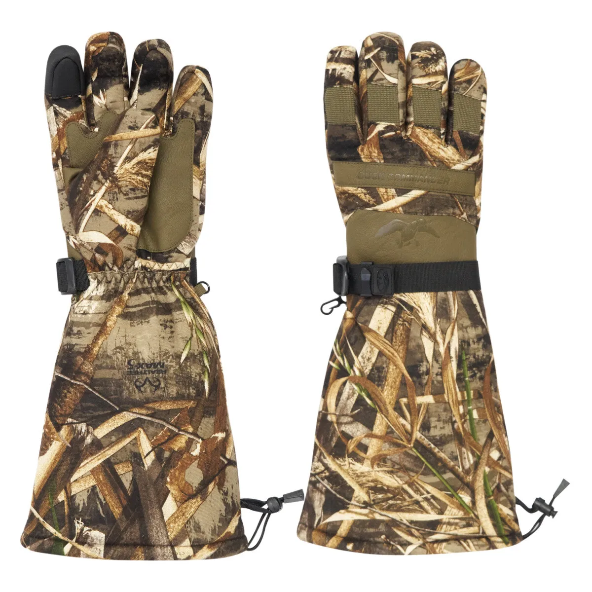 Duck Commander x Hot Shot Men's Single-Reed Realtree Max-5 Camo Glove